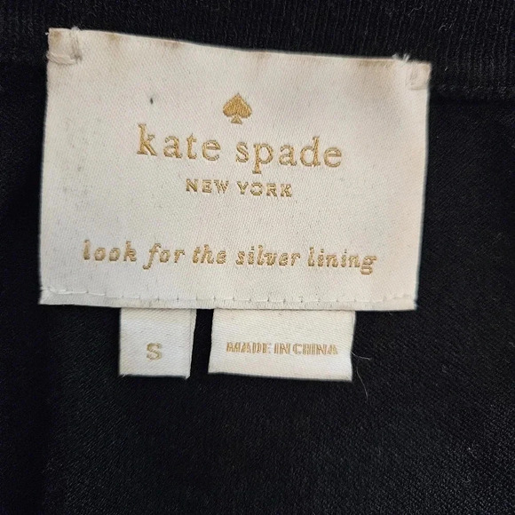 Kate Spade New York Hollyhock Pleated Floral Casual Skirt Dress in Black Size S. - Picture 12 of 16